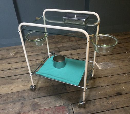 Medical Trolley With 2 Bowls