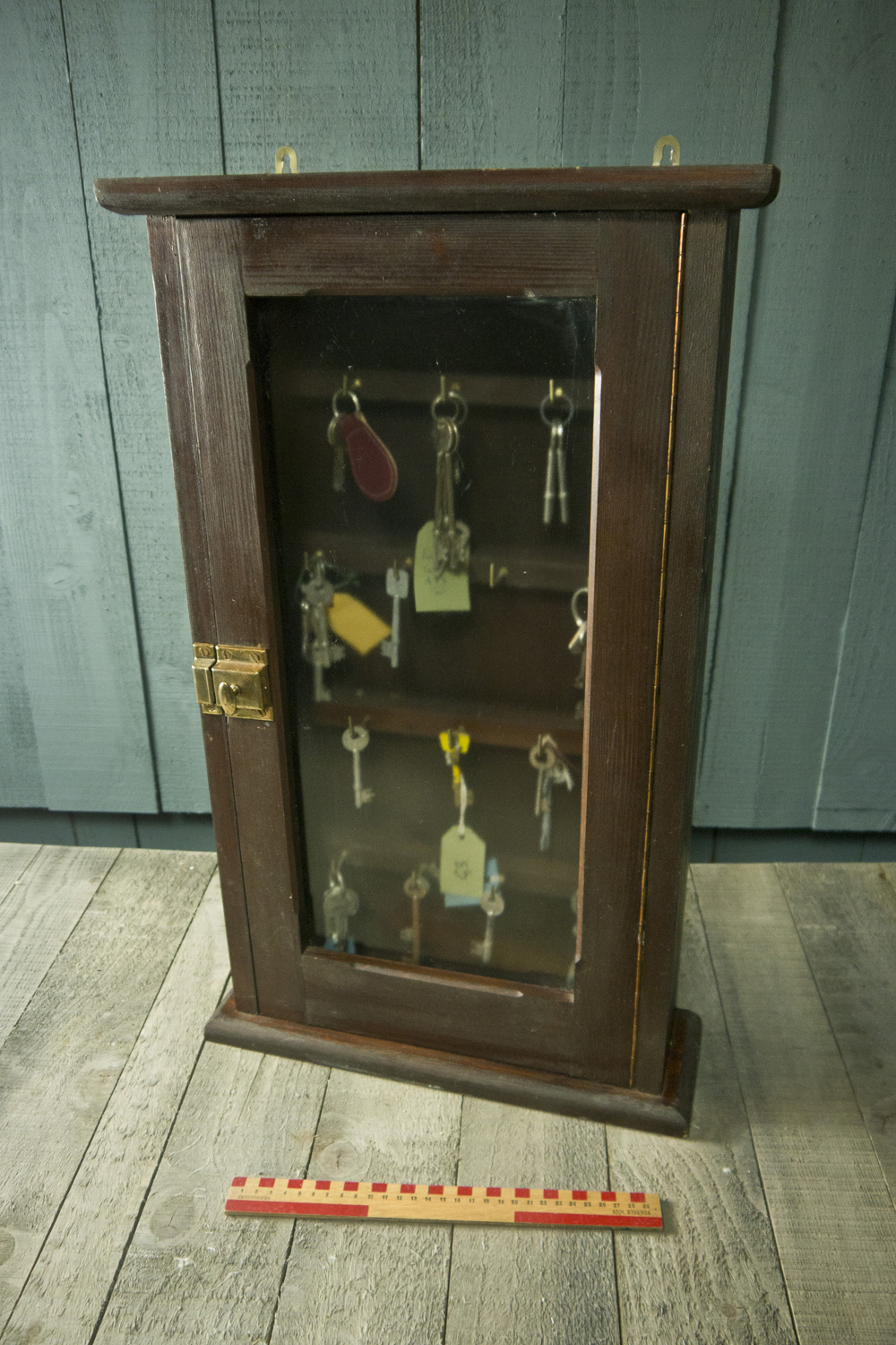 Wooden Key Cabinet Old Stuff Props