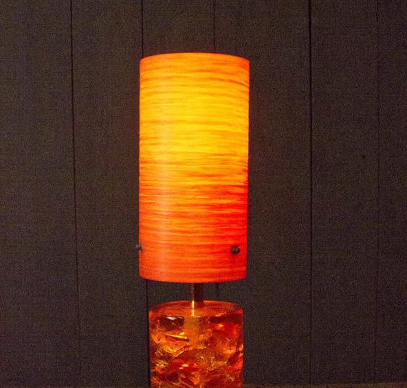 Shatterline Lamp – Orange