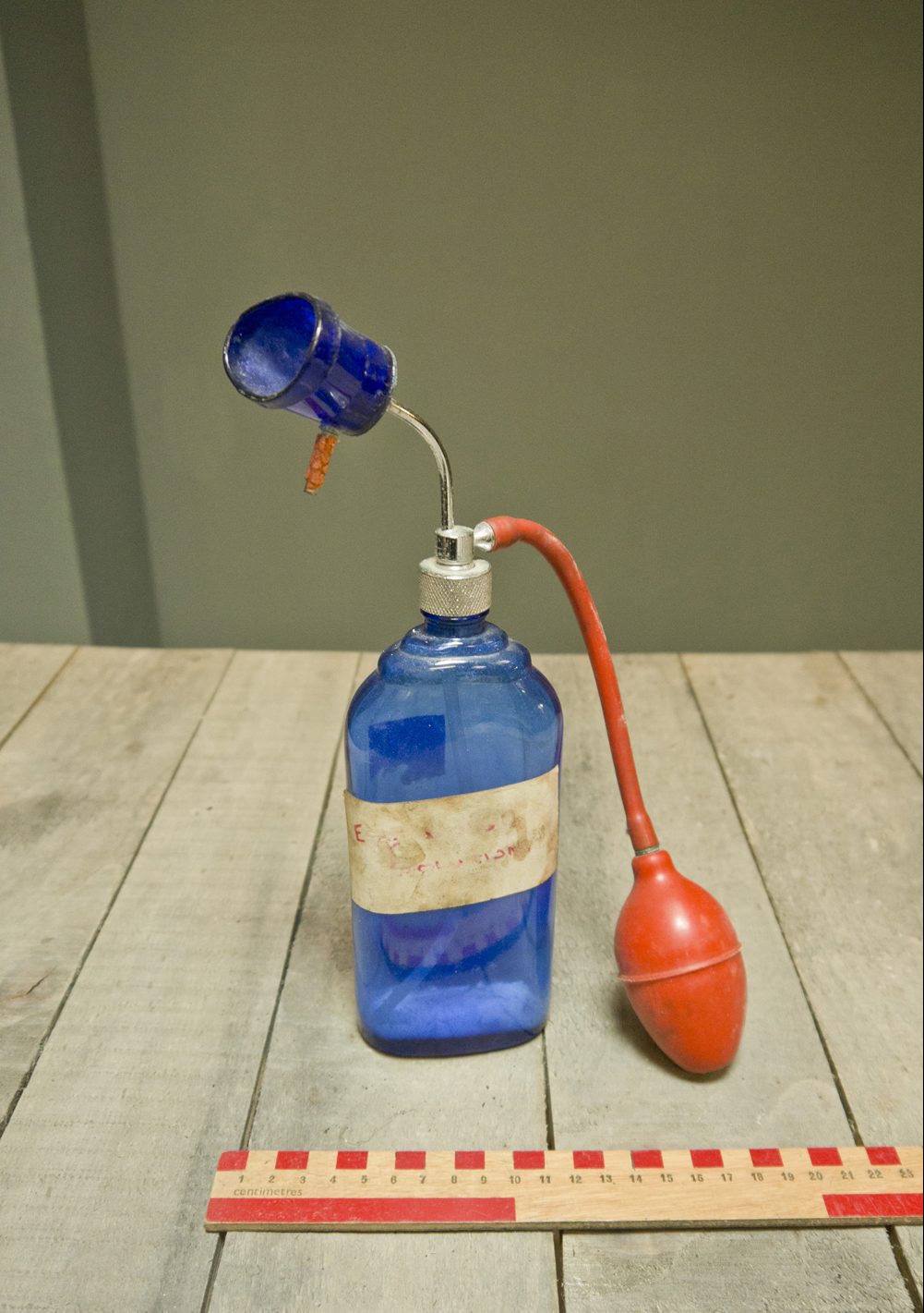 Blue Glass Bottle Medical Eye Atomiser