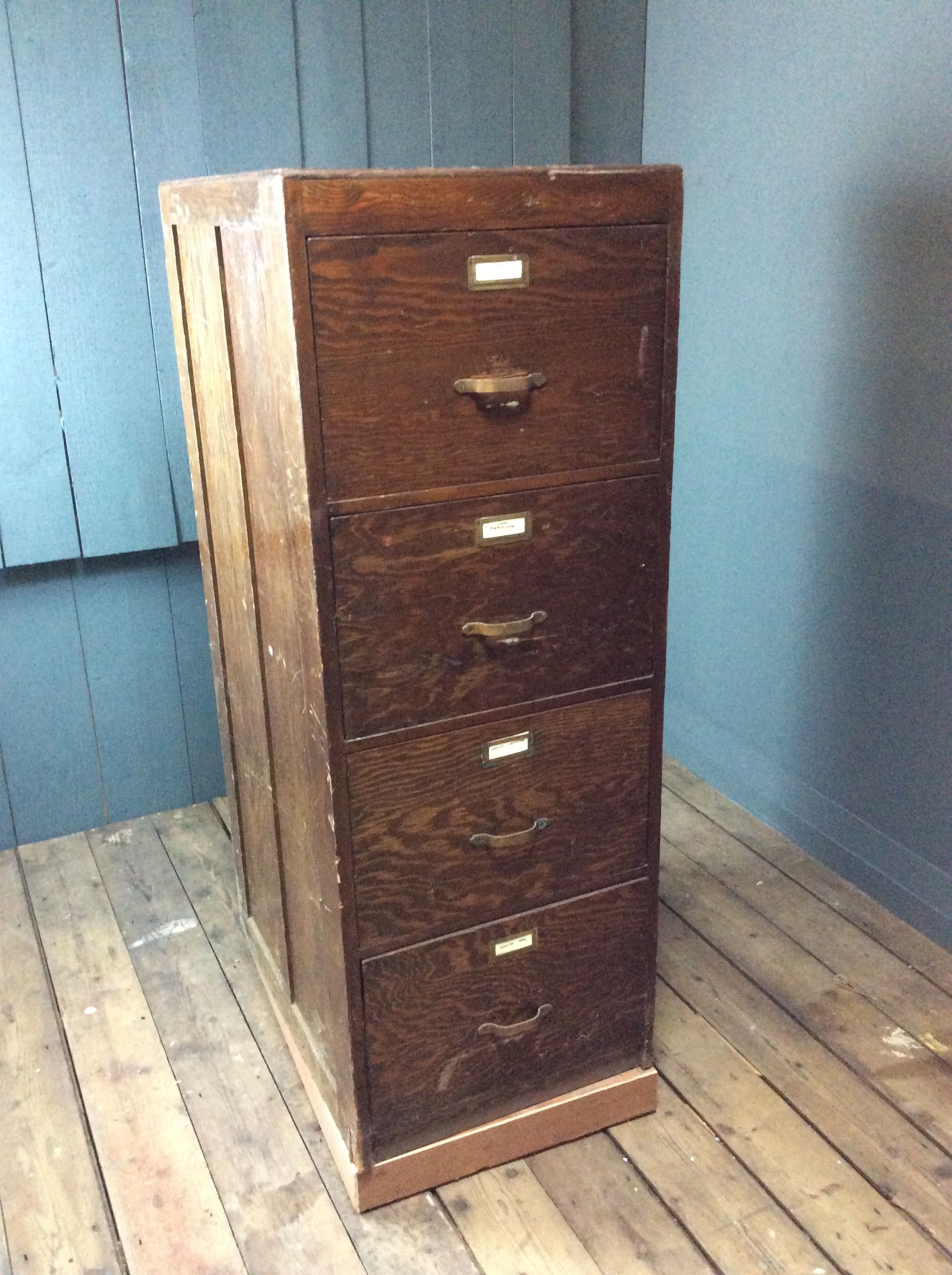 Wood Filing Cabinet-4 Drawers